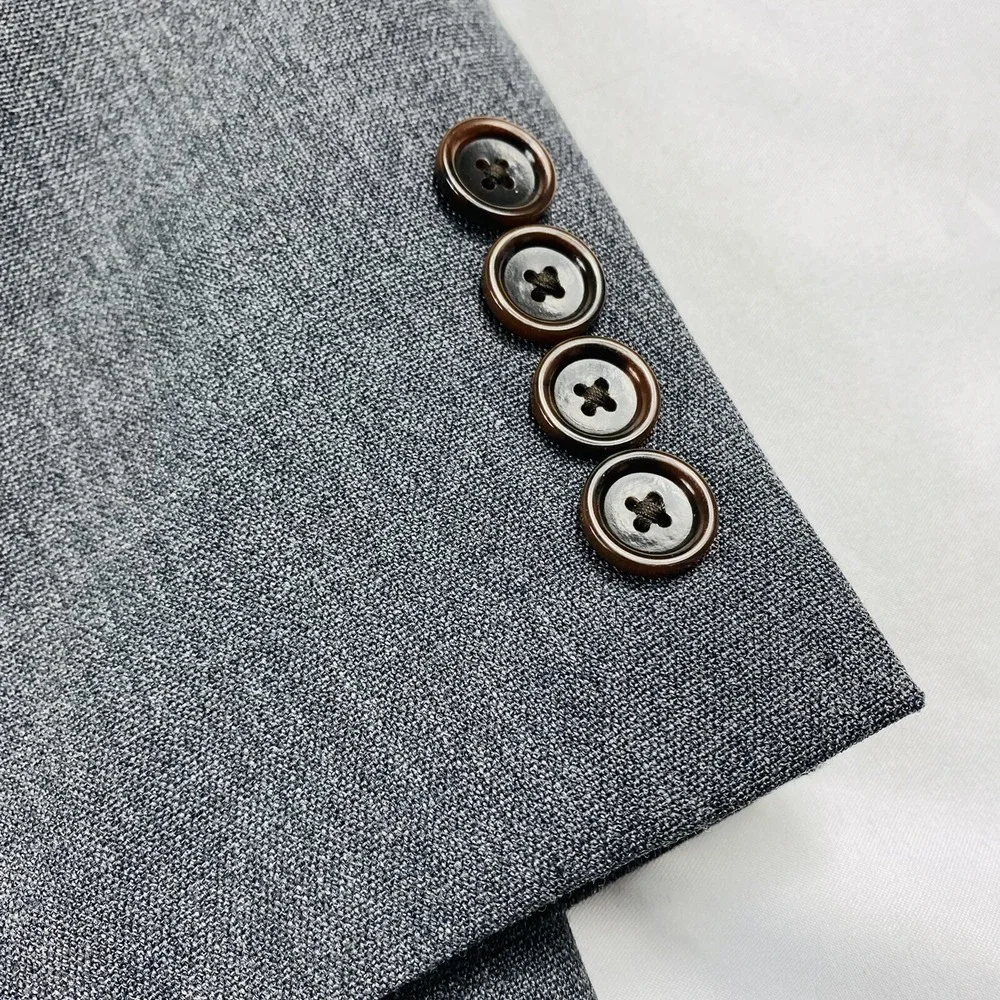 J.Crew Ludlow Tollegno 1900 Gray Wool Sport Coat Jacket Sz 46L New With Tags‎
